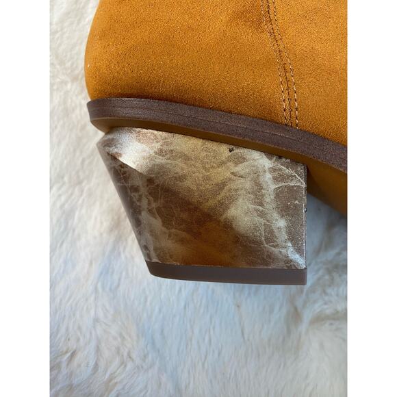 Franco Sarto Sammi Faux Suede Ankle Booties - Picture 5 of 7